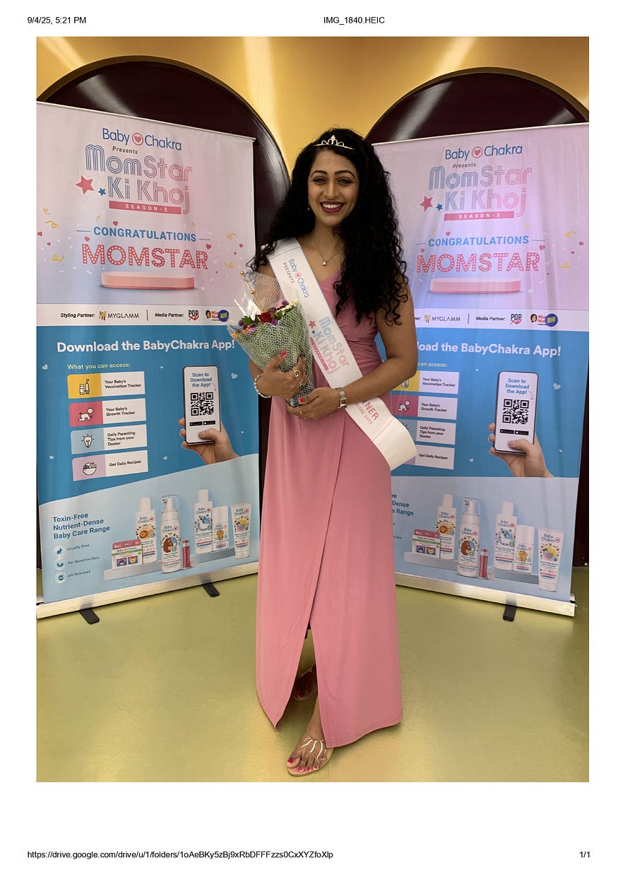 Senha Ranebennur — The Momstar by BabyChakra, 2022, Bangalore