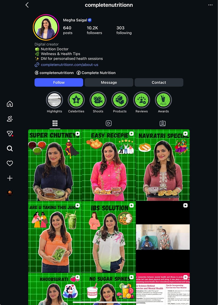 complete nutrition official instagram page